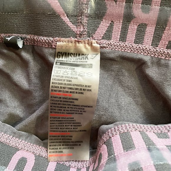 Gymshark dark gray and Purple flex leggings Medium - Picture 6 of 9